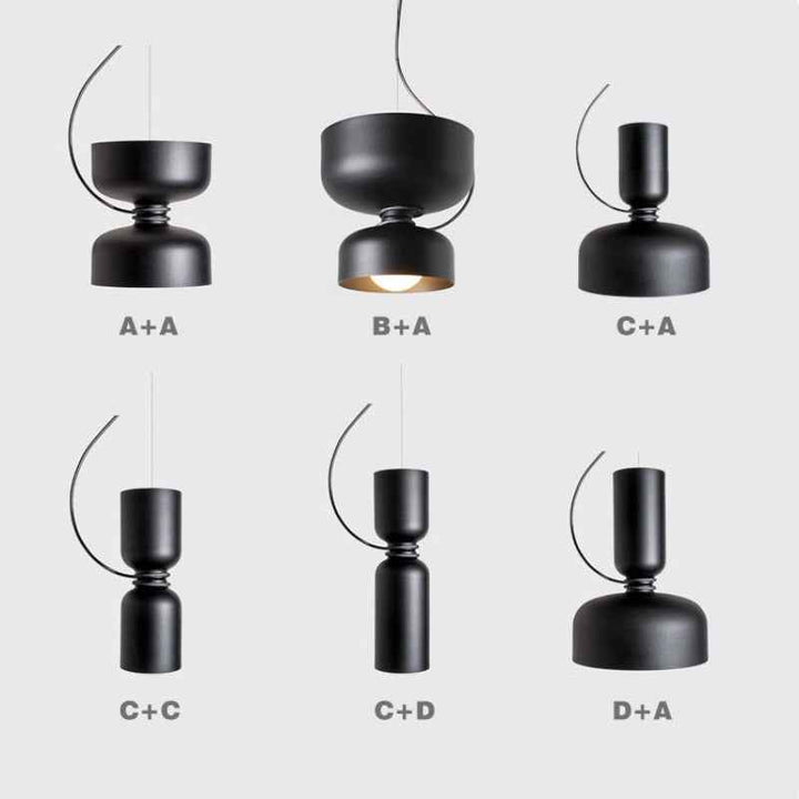 Valentina Designer Suspension Metal Salon Chambre à Coucher - Neutralighting
