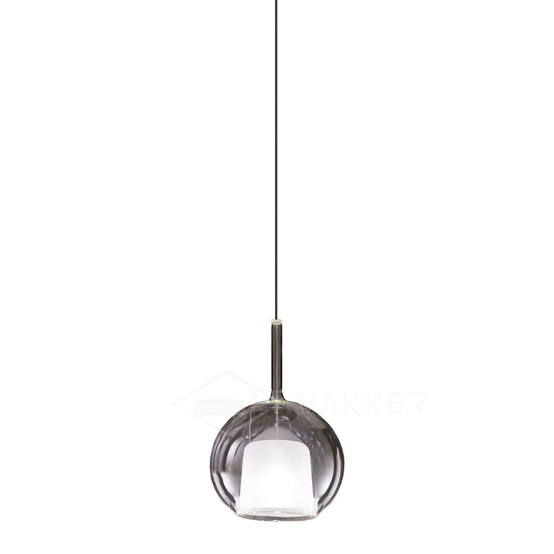 Lustra Suspension en Verre Fumé Rond - Neutralighting