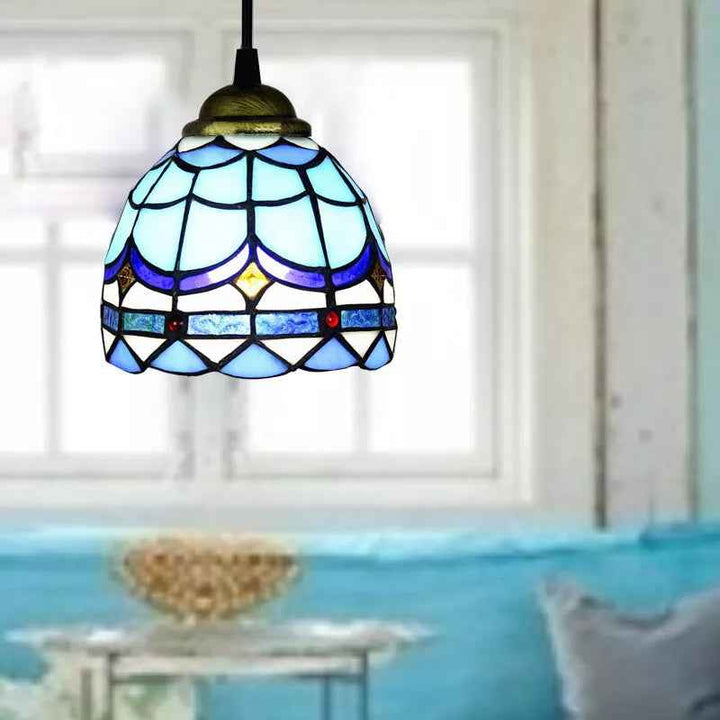 Tiffany Rétro LED Suspension Métal Verre Salle À Manger/Salon - Neutralighting