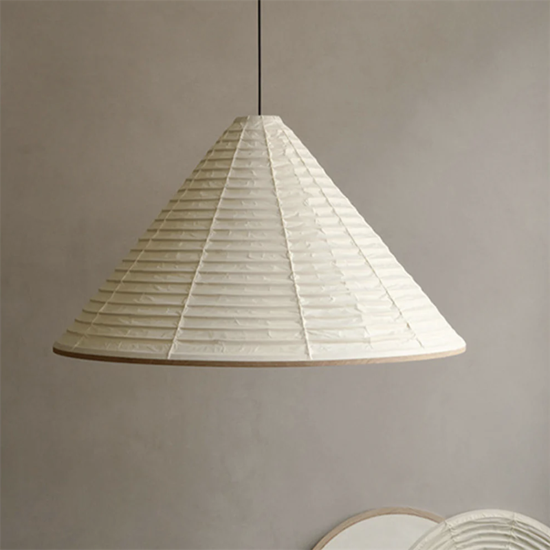 Avi Moderne Conique Métal/Papier Suspension Chambre à Coucher - Neutralighting