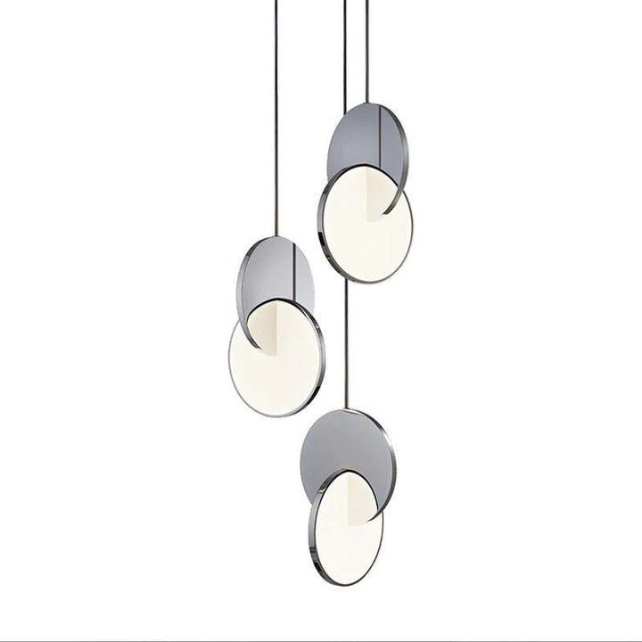 Arisha Luminaires Suspension Minimaliste Métal Or/Argent Salon - Neutralighting