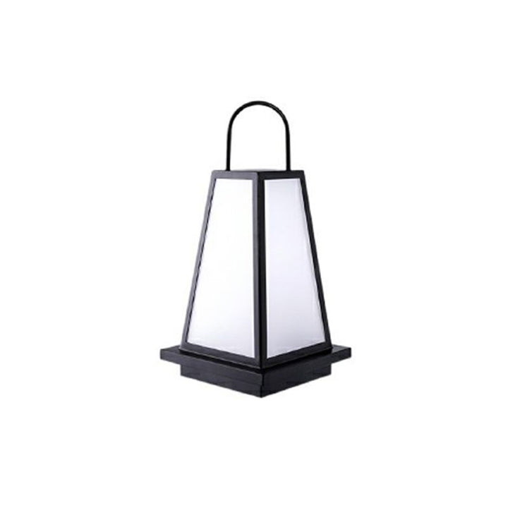 Ray Lampe Extérieure au Sol Pierre Moderne, Métal/Résine, Gris, Jardin - Neutralighting