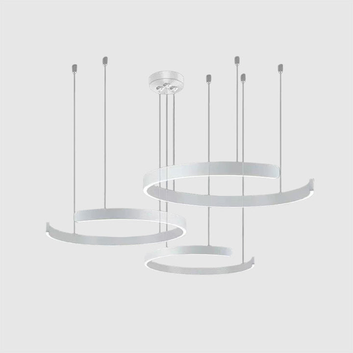 Urel Suspension Cercle Noir/Or Rose Salon/Chambre à Coucher - Neutralighting