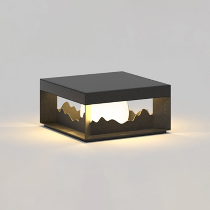 Ray Lampe de Poteau Solaire, Montagne, L 25/30/40CM - Neutralighting