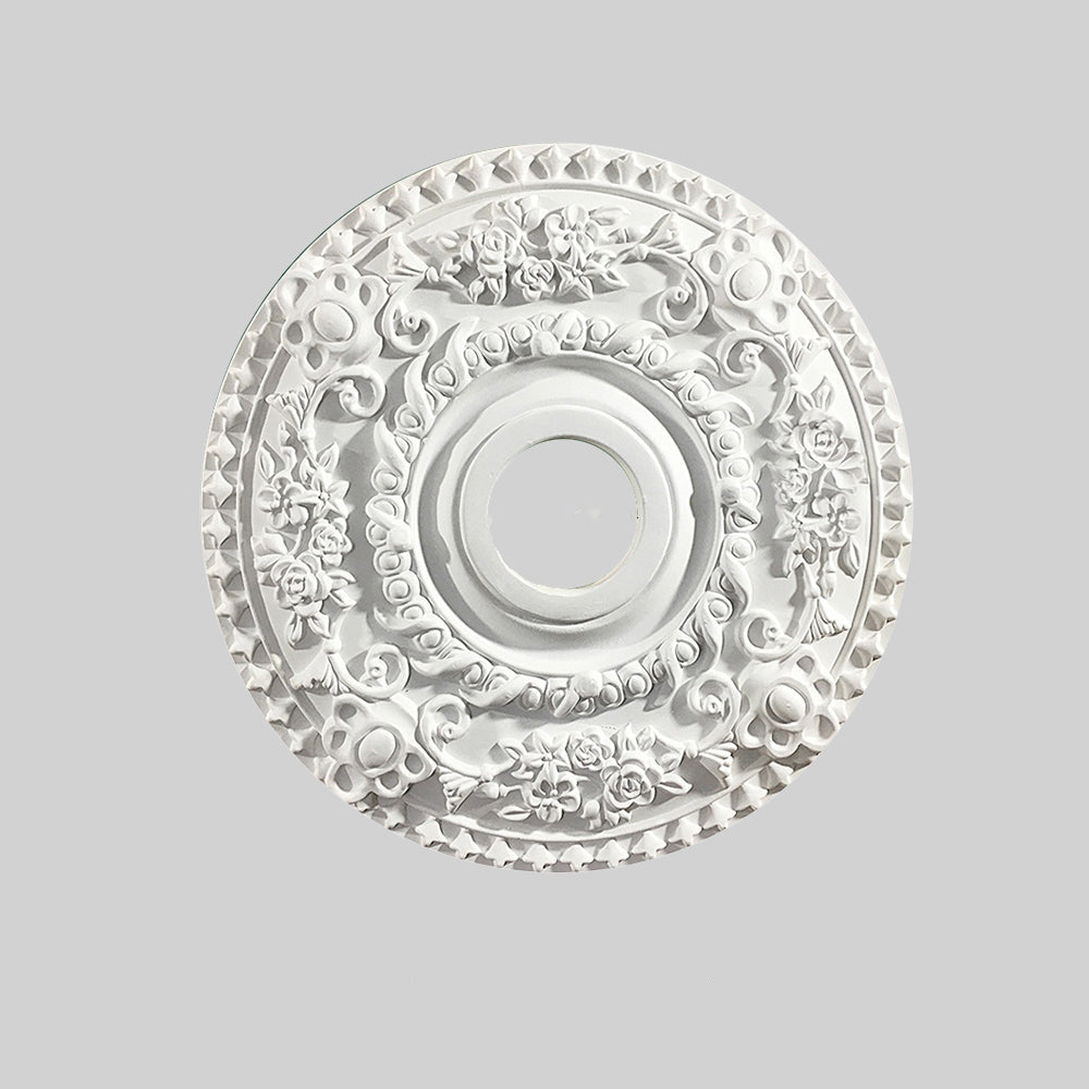 Ray Plaque de Plafond en Plâtre Vintage de style français, Accessoires d&