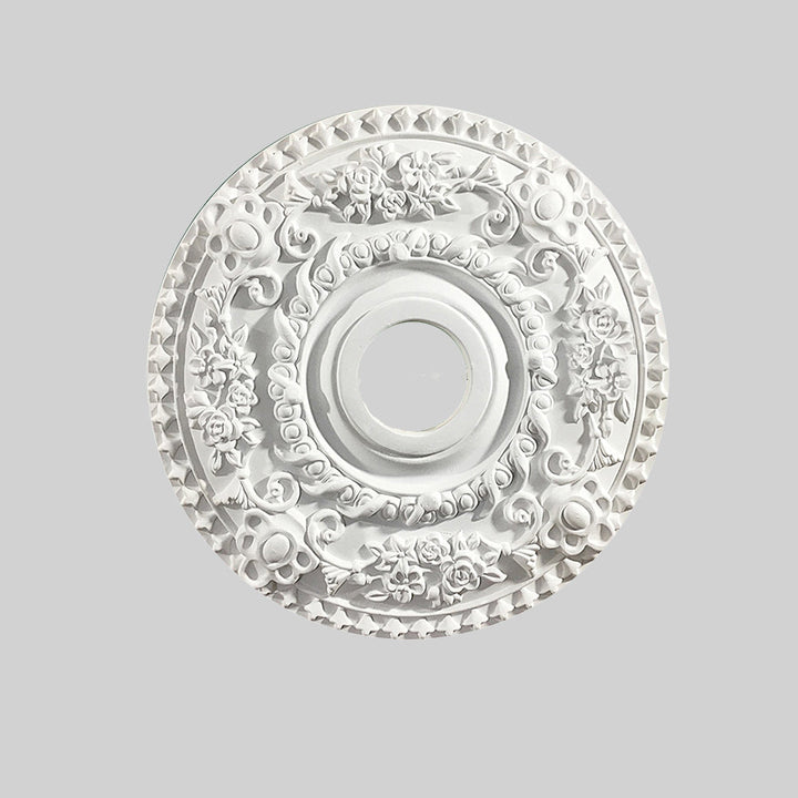 Ray Plaque de Plafond en Plâtre Vintage de style français, Accessoires d&