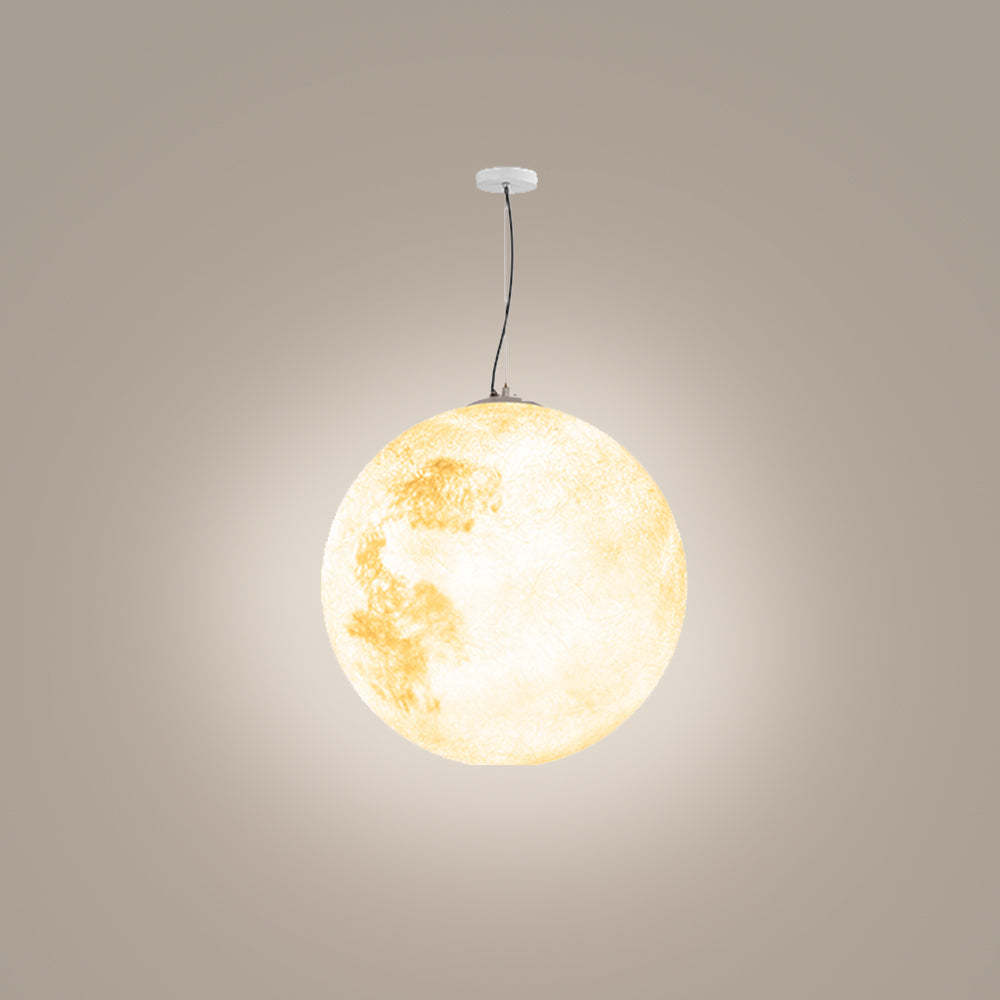 Aria Suspension Extérieure Globe Moderne, Métal/Résine, Or, Jardin - Neutralighting
