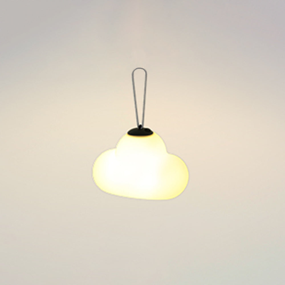 Aria Suspension Extérieure Nuage Moderne, Métal/Acrylique, Blanc, Jardin - Neutralighting