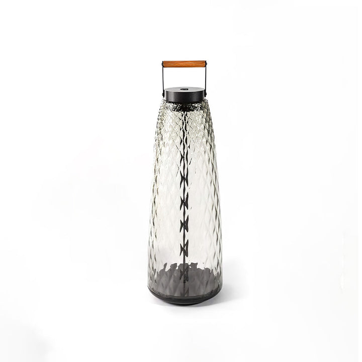 Valentina Lampadaire Lanterne Vintage, Métal/Verre, Clair, Extérieur - Neutralighting