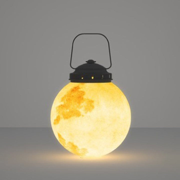 Aria Suspension Extérieure Globe Moderne, Métal/Résine, Or, Jardin - Neutralighting