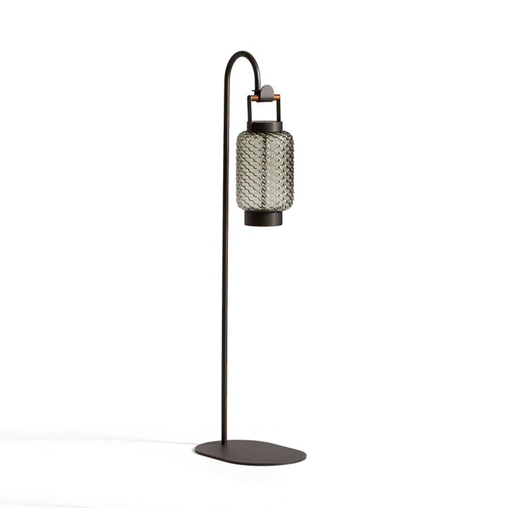 Valentina Lampadaire Lanterne Vintage, Métal/Verre, Clair, Extérieur - Neutralighting