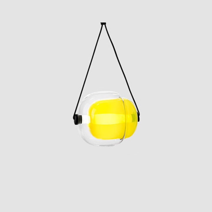 Valentina Design Luminaires Suspensions Bulle Moderne LED Verre Bleu/Jaune/Rose/Blanc Salon/Chambre à Coucher - Neutralighting