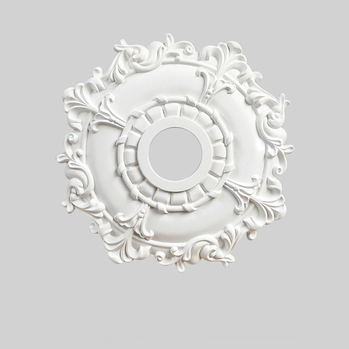 Ray Plaque de Plafond en Plâtre Vintage de style français, Accessoires d&