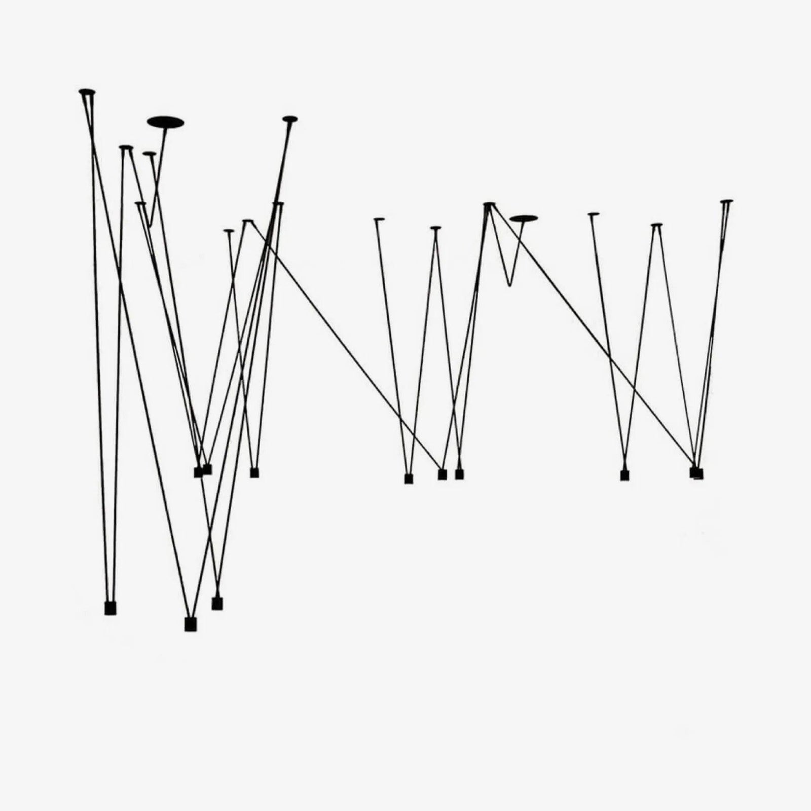 Lustra Collection de Suspensions Lampes Fils Câblés Fins - Neutralighting