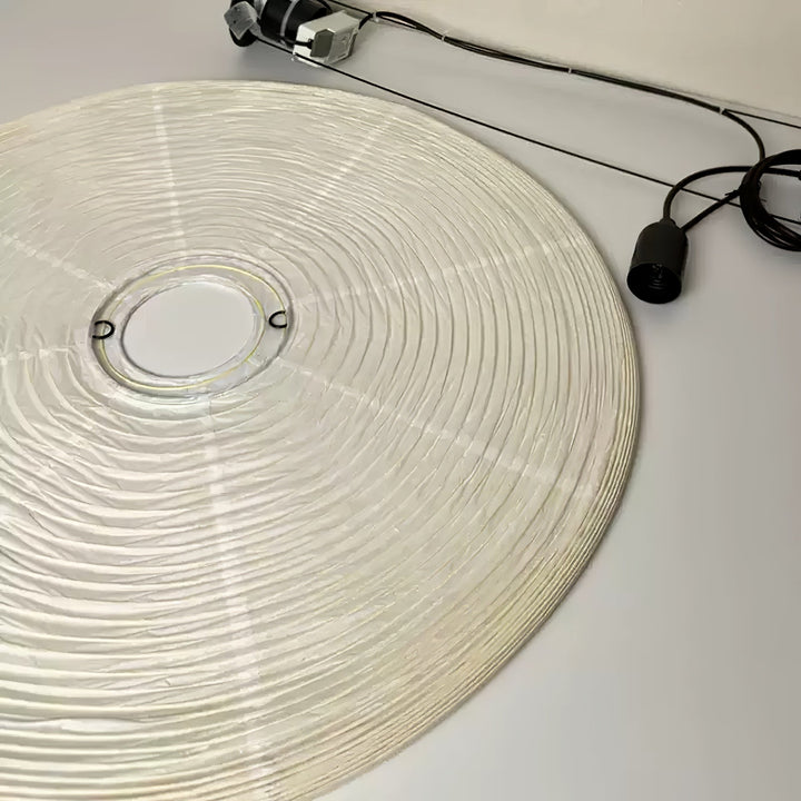 Solara Suspension Bambou Papier Washi Ronde - Neutralighting