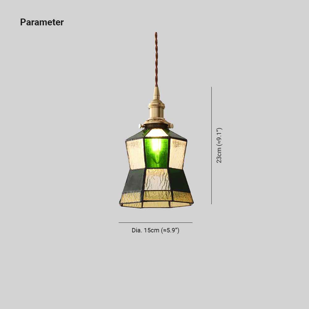 Tiffany Vintage Créatif Suspension Verre Salon/Chambre À Coucher - Neutralighting