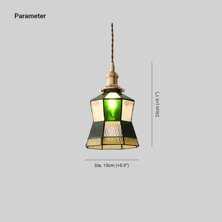 Tiffany Vintage Créatif Suspension Verre Salon/Chambre À Coucher - Neutralighting